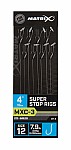 Matrix MXC-3 Barbless Super Stop Rigs - 10cm