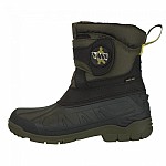 Vass Fleece Lined Boot with Strap (Black & Green) 42 (UK8) Vass Fleece Lined Boot with Strap (Black & Green) 42 (UK8)
