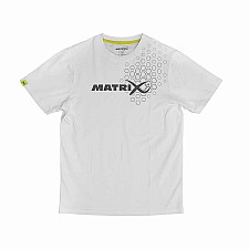 Matrix Hex Print T-Shirt - White Matrix Hex Print T-Shirt - White