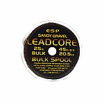 ESP LeadCore 45lb písečný / 25m ESP LeadCore 45lb písečný / 25m