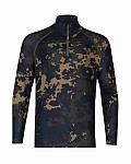 Korda Kool UPF Zip Jersey Dark Camo