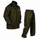 Vass Vass-Tex Lightweight Waterproof Packaway Jacket & Trouser Set - Khaki