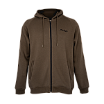Avid Carp Compound Zip Hoodie - Brown