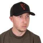 Fox Collection Baseball Cap - Black/Orange Fox Collection Baseball Cap - Black/Orange