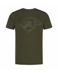 Korda One Liner T-Shirt - Olive Korda One Liner T-Shirt - Olive