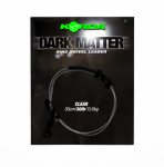 Korda Dark Matter Leader Ring Swivel 30lb (30cm) 30cm / 30lb - Clear (przeźroczysty)
