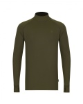 Korda Mock Neck Thermal LS Shirt - Dark Olive XL Korda Mock Neck Thermal LS Shirt - Dark Olive XL