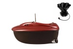 Viking Boat RS Mini PRO Carbon Red - (Echosonda All in One w Pilocie + Rozrzutnik Zanęty)