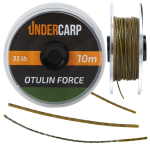 UnderCarp OTULIN FORCE Green - Plecionka przyponowa w otulinie zielony / 35lb / 10m UnderCarp OTULIN FORCE Green - Plecionka przyponowa w otulinie zielony / 35lb / 10m