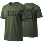 TB Baits T-Shirt Hidden Carp Green L TB Baits T-Shirt Hidden Carp Green L