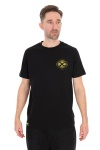 Matrix Large Fade Logo T-shirt - Black/Lime M