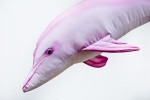 GABY - Delfín de Peluche Rosa (55 cm)