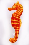 GABY - Caballito de Mar de Peluche Naranja (40 cm)