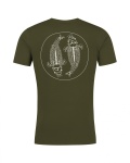 Korda Womens Mandala T-Shirt - Dark Olive  XXL