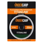 UnderCarp TITANLINK Green  - Plecionka przyponowa  zielony / 35lb  / 20m