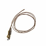 Avid Carp Ready Tied Pin Down Leader Ringed Lead Clip