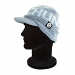 Fox CHUNK Grey Peaked Beanie