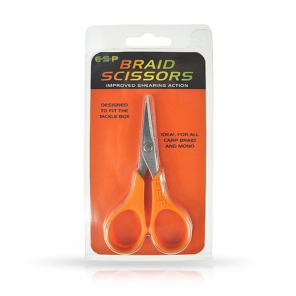 ESP Braid & Mono Scissorsколір оранжево-зелені - MPN: ETBMSC001 - EAN: 5055394204591