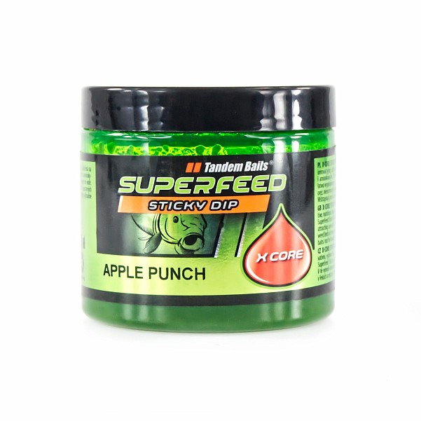 TandemBaits SuperFeed X Core Sticky Dip Apple Punchcsomagolás 100ml - MPN: 24688 - EAN: 5907666675892