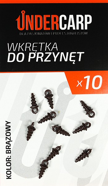 UnderCarp - Wkrętka Do Przynętkolor brązowy - MPN: UC128 - EAN: 5902721600246