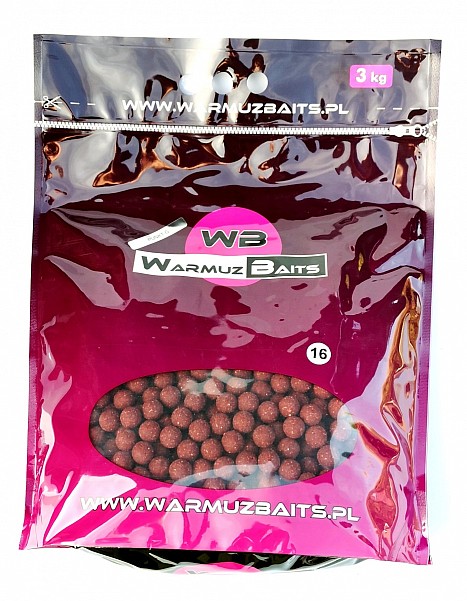 WarmuzBaits  - Kulki zanętowe Punkt Grozmiar/opakowanie 16 mm / 3kg (worek) - MPN: 67022 - EAN: 5902537373433