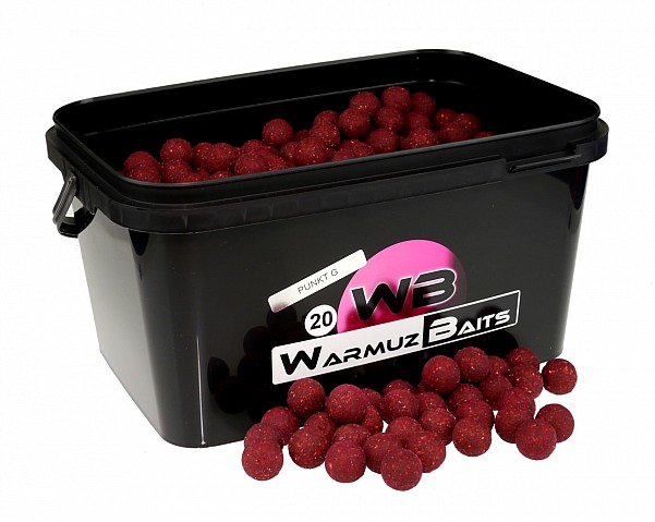 WarmuzBaits  - Bouillettes Punkt Gtaille 20 mm / 3 kg (seau) - MPN: 66625 - EAN: 5905279196001