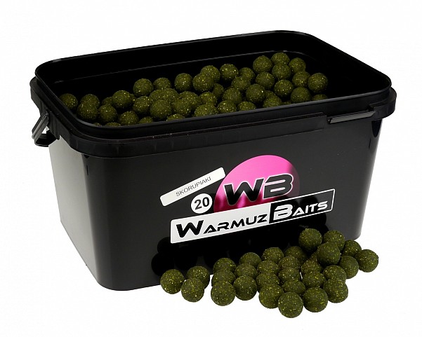 WarmuzBaits  - Carp Bait Pellets - Crustaceanssize 20 mm / 3kg (bucket) - MPN: 66623 - EAN: 5902537370067