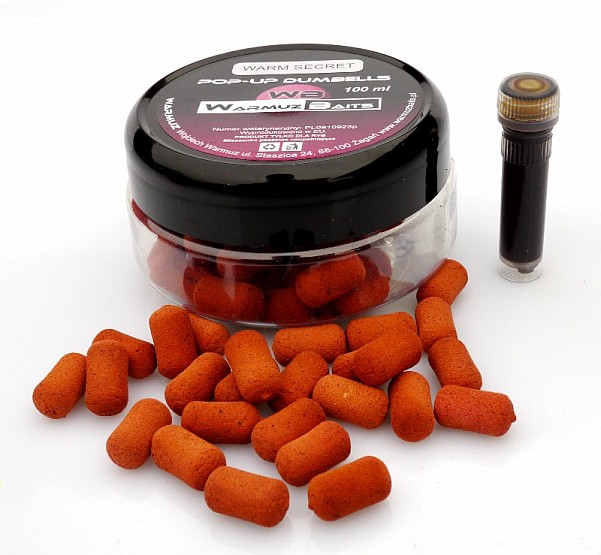 WarmuzBaits Pop-Up - Warm SecretGröße 10 mm Dumbbells / 100ml - MPN: 66749 - EAN: 5902537370623