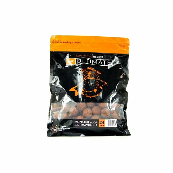 UltimateProducts Top Range Boilies - Monster Crab & Strawberry 24 мм / 1 кг
