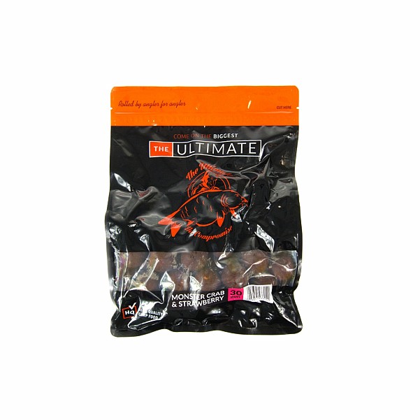 UltimateProducts Top Range Boilies - Monster Crab & Strawberryrozmiar/opakowanie 30 mm / 1 kg - EAN: 5903855433151