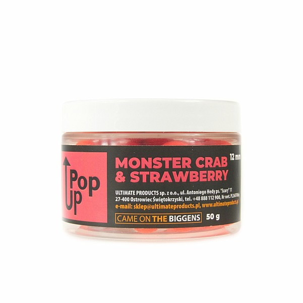 UltimateProducts Pop-Ups - Monster Crab Strawberryméret 12 mm - EAN: 5903855430426