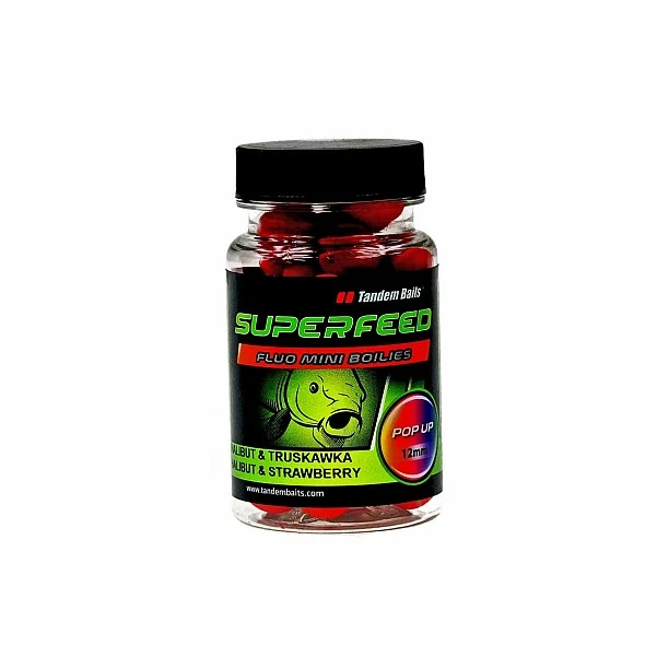 TandemBaits SuperFeed Fluo Halibut Truskawka 12 mm / 35g