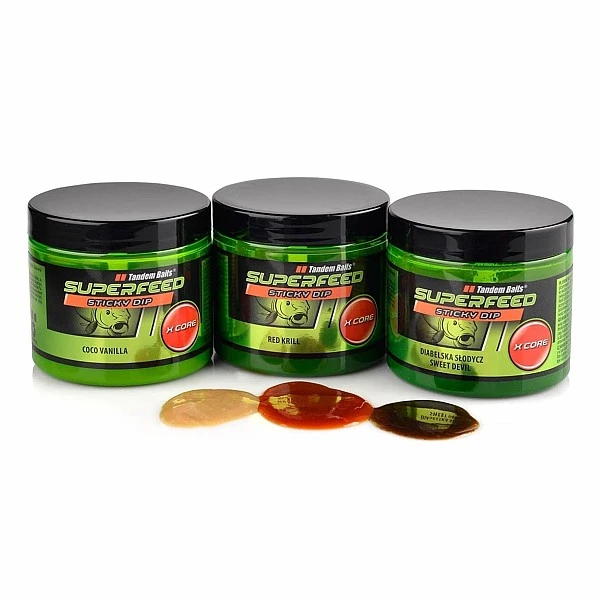 TandemBaits SuperFeed X Core Sticky Dip Red Krill 100ml