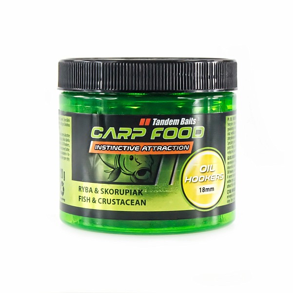 TandemBaits Carp Food Oil Hookers  - Fish & Crustaceansize 18mm / 120g - MPN: 17548 - EAN: 5907666676554