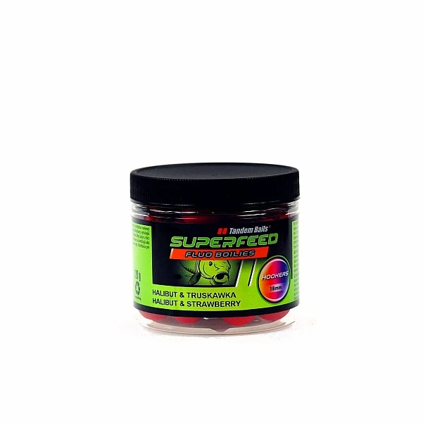 TandemBaits SuperFeed Fluo Hookers Halibut Truskawka