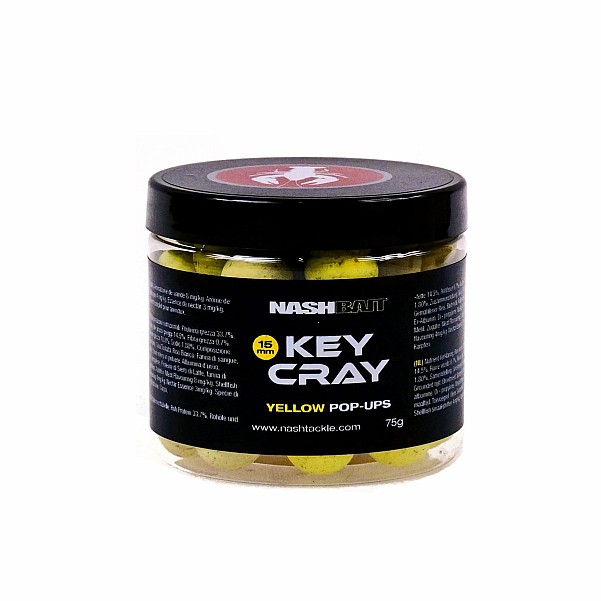 Nash Key Cray Pop Up Yellowsize 15 mm / 75g - MPN: B9940 - EAN: 5055108899402