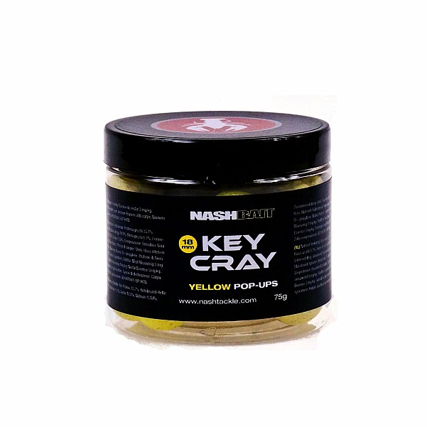 Nash Key Cray Pop Up Yellowsize 18 mm / 75g - MPN: B9941 - EAN: 5055108899419