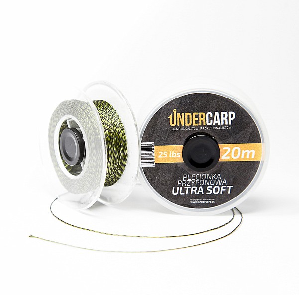 UnderCarp Ultra Soft - Plecionka Pavadėliomodelis 25 svarų / žalia - MPN: UC91 - EAN: 5902721601427