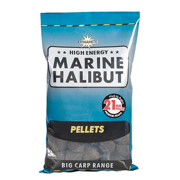 Dynamite Baits Pellets -Marine Halibut  21 mm / 900g (avec trou)