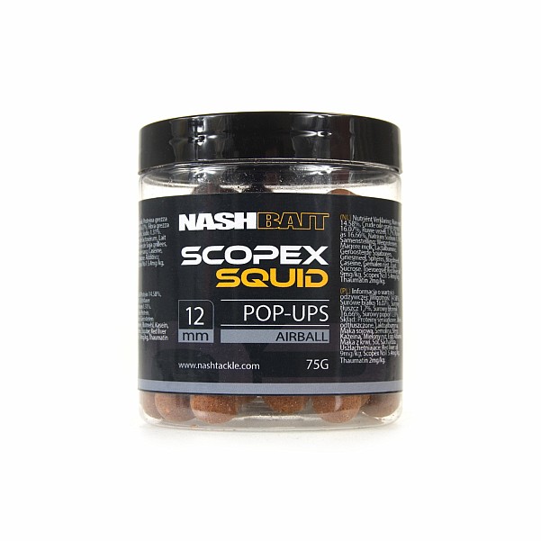 NEW Nash Scopex Squid Pop Upsrozmiar 12 mm / 50g - MPN: B6825 - EAN: 5055108868255