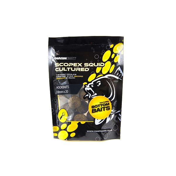 NEW Nash Scopex Squid Cultured HookbaitsGröße 18 mm - MPN: B6863 - EAN: 5055108868637