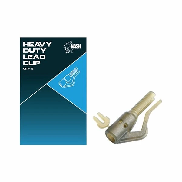 Nash Heavy Duty Lead Clip 8 sztuk