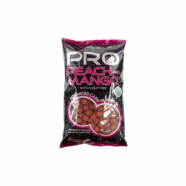 NEW Starbaits Probiotic Boilies - Peach & Mangosize 14mm /0,8kg - MPN: 64005 - EAN: 3297830640057