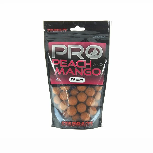 NEW Starbaits Probiotic Boilies - Peach & Mango 20 mm / 0,2kg