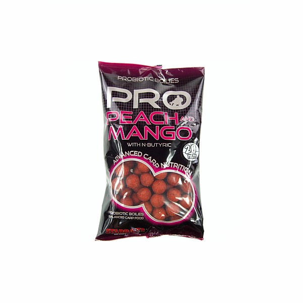 NEW Starbaits Probiotic Boilies - Peach & Mangorozmiar 20mm /0,8kg - MPN: 64006 - EAN: 3297830640064