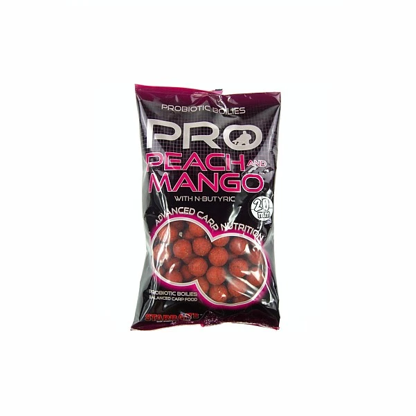 NEW Starbaits Probiotic Boilies - Peach & Mango 20mm /0,8kg