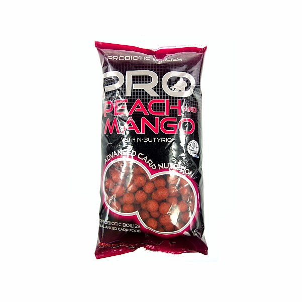 NEW Starbaits Probiotic Boilies - Peach & Mangomisurare 20mm /2kg - MPN: 64009 - EAN: 3297830640095