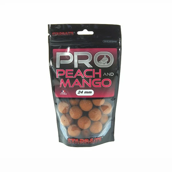 NEW Starbaits Probiotic Boilies - Peach & Mango 24 mm / 0,2kg