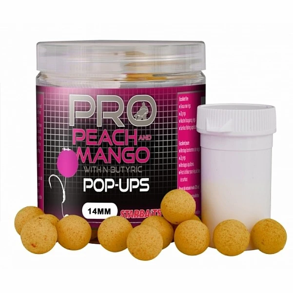 NEW Starbaits Probiotic Peach & Mango Pop-Ups 14 mm