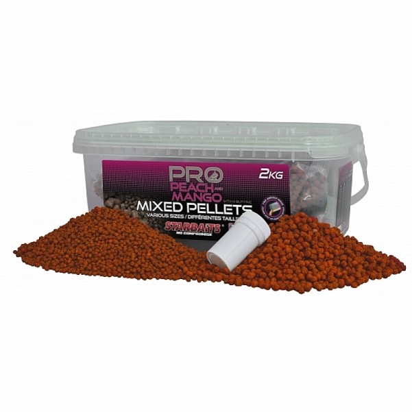 Starbaits Probiotic Peach & Mango Pellet Mix opakowanie 2kg - MPN: 13734 - EAN: 3297830137342